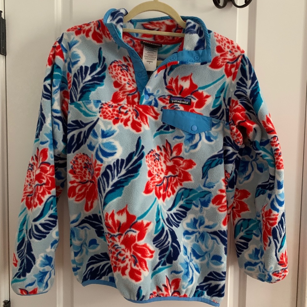 Rare Patagonia Lightweight Synchilla Snap Pullover